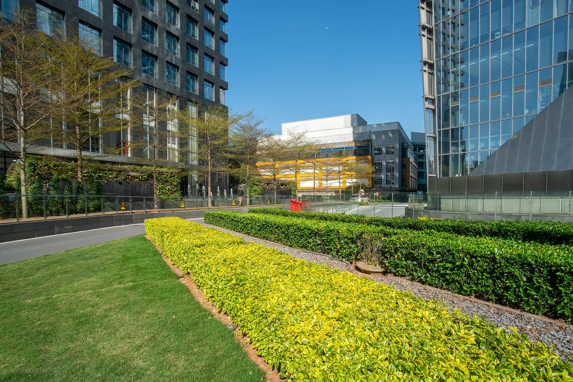 commercial building landscaping design